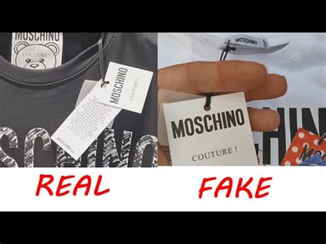 love moschino fake vs real|moschino shirt real.